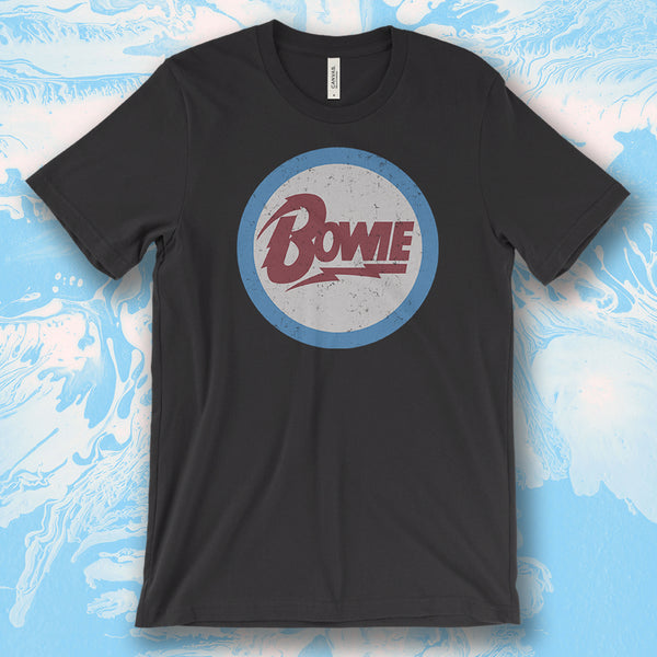Classic Bowie Screen Printed On Bella+Canvas T-Shirts
