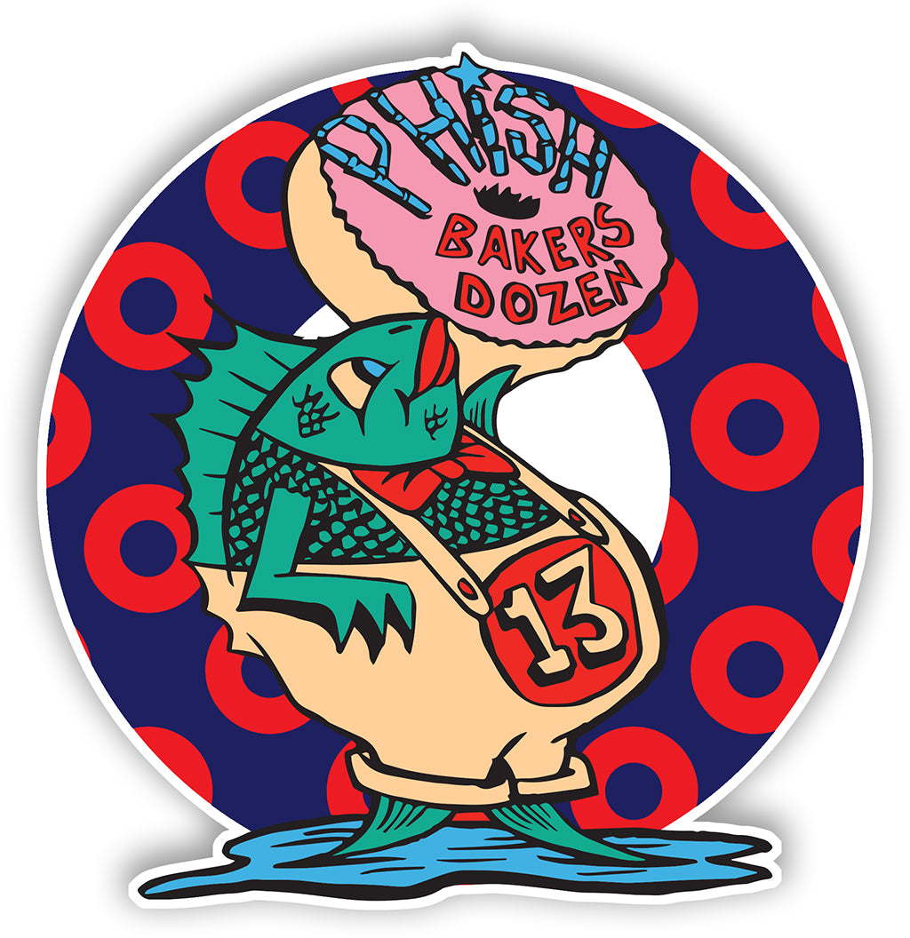 Phish Inspired Baker's Dozen Decals
