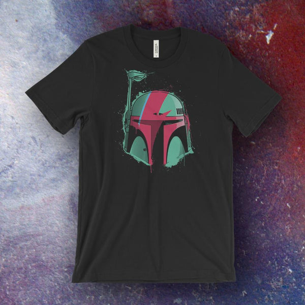 Star Wars / Ziggy Stardust Bowie Boba Fett T-Shirt