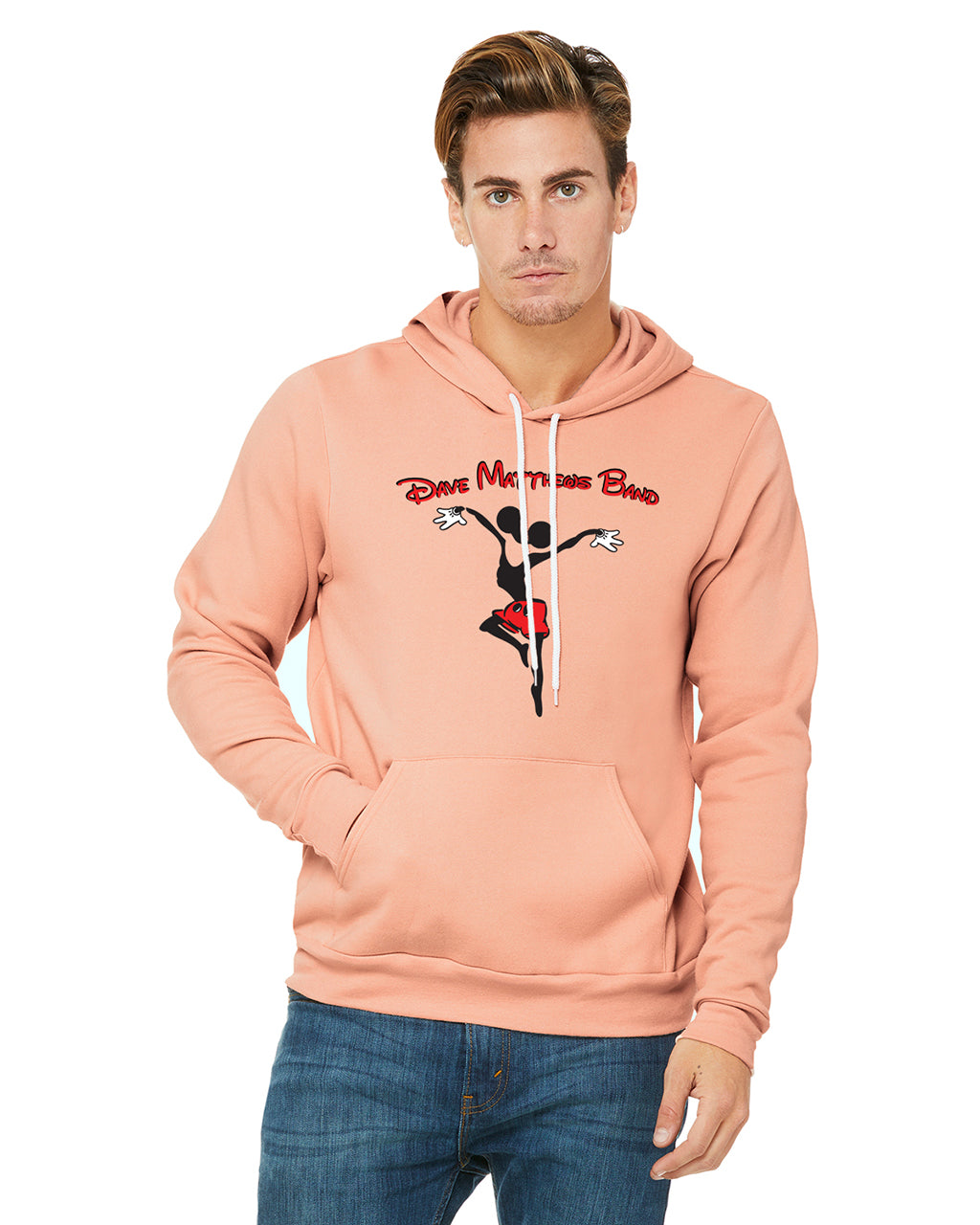 DMB Inspired Screen Printed "Mickey" Hoodie