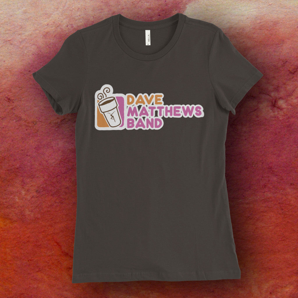 DMB Inspired Dunkin' Dave Screen Printed T-Shirt