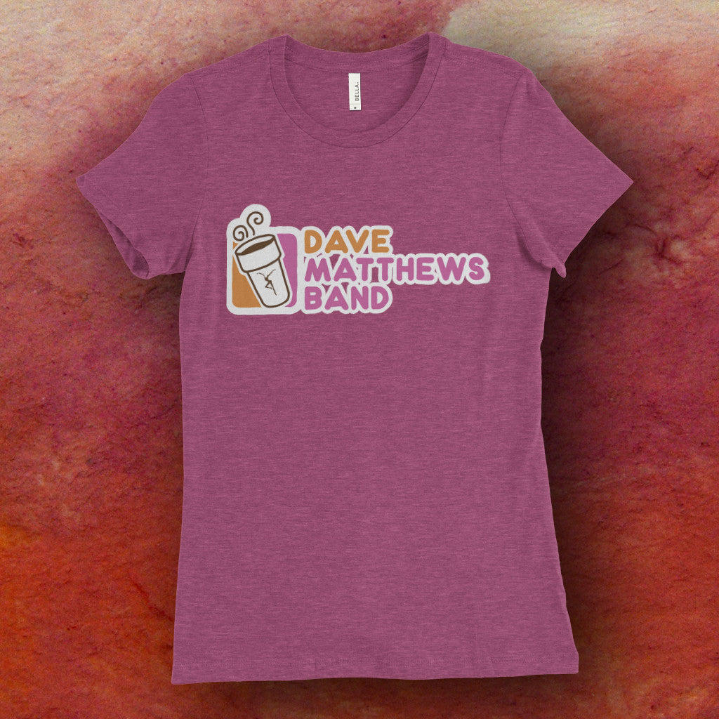 DMB Inspired Dunkin' Dave Screen Printed T-Shirt