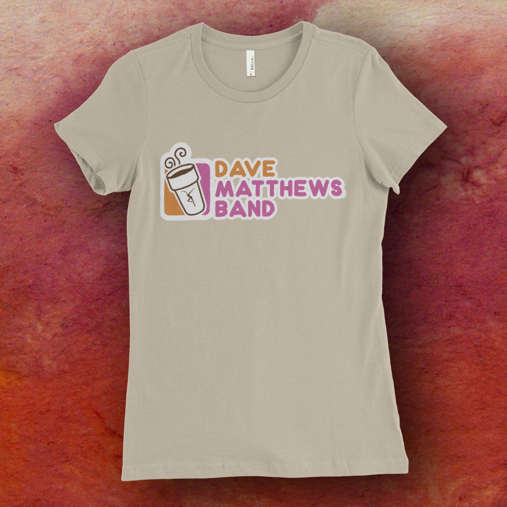 DMB Inspired Dunkin' Dave Screen Printed T-Shirt