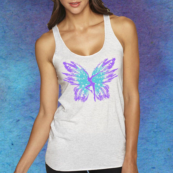 Dave Matthews Band Inspired Butterfly Firedancer Screen Printed Tank