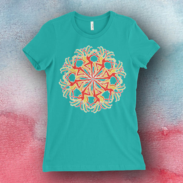 DMB Inspired Carousel Screen Printed Ladies T-Shirt
