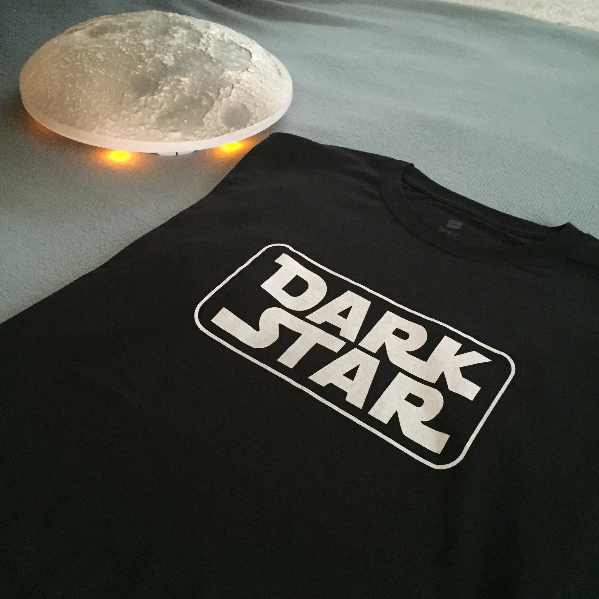 Dark Star / Death Star Inspired Screen Printed T-Shirt