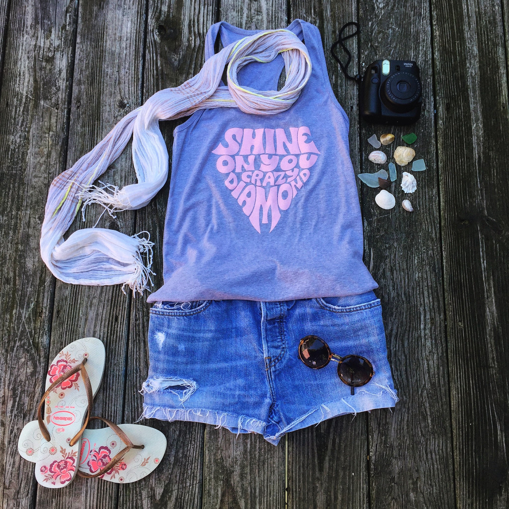 Pink Floyd Inspired Shine On You Crazy Diamond Tank