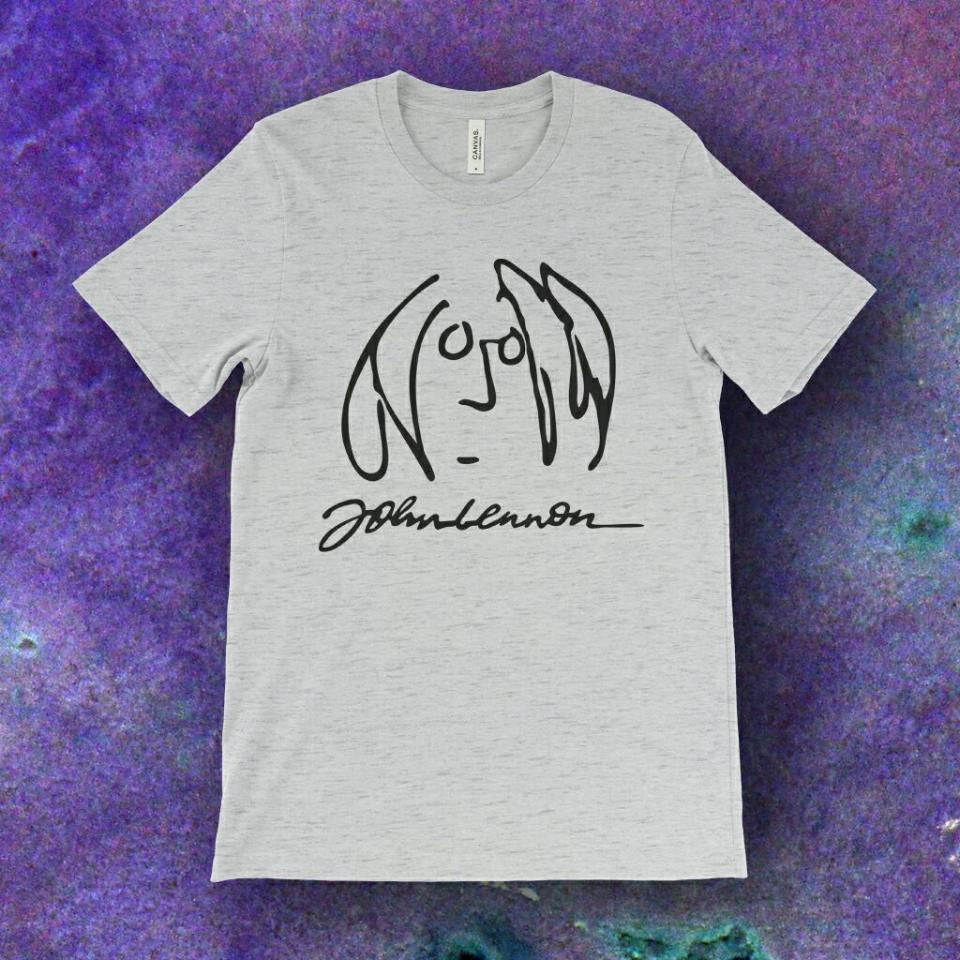John Lennon Inspired Signature T-Shirt