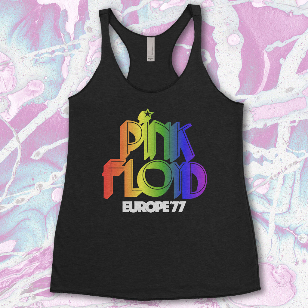 Pink Floyd Inspired Europe 77 Ladies Next Level Tank